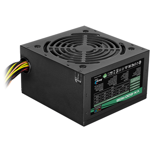 Блоки питания  Яндекс Маркет Блок питания AeroCool Retail VX-600 600W RGB