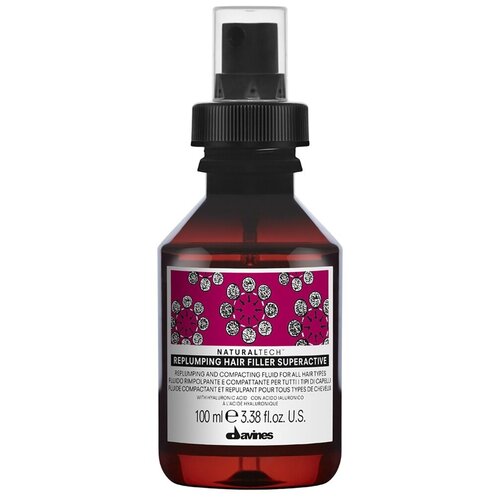 Davines Replumping Hair Filler Superactive Уплотняющий суперактивный филлер для волос, 100 мл, бутылка