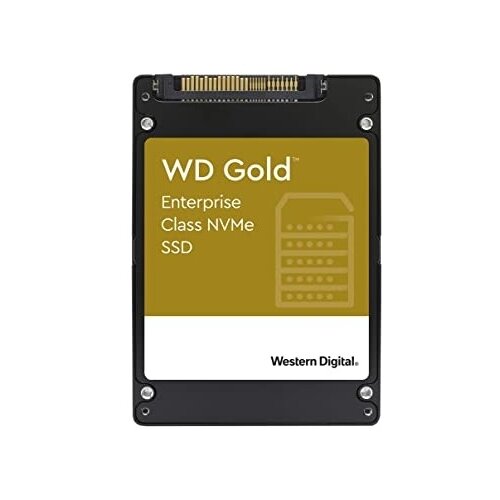 SSD накопитель WD Gold WDS384T1D0D 3.8ТБ, 2.5, PCI-E 3.1 x4