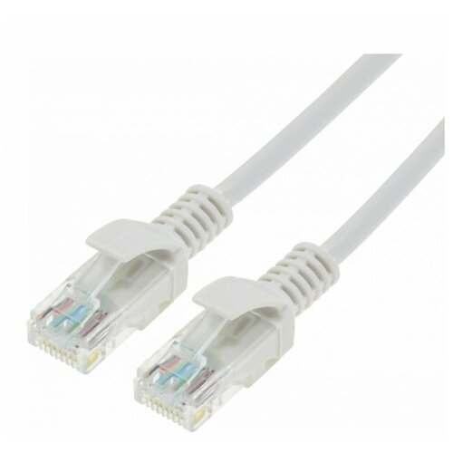 Кабель CAT-5E RJ-45 (патч-корд) серый, Длина: 0.5