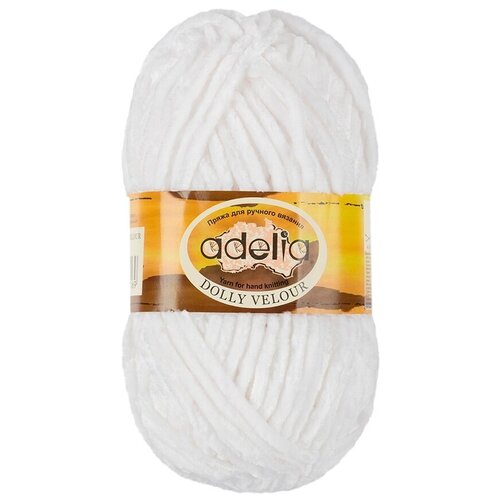 Пряжа ADELIA DOLLY VELOUR 100 % микрополиэстер 5 шт. х 100 г