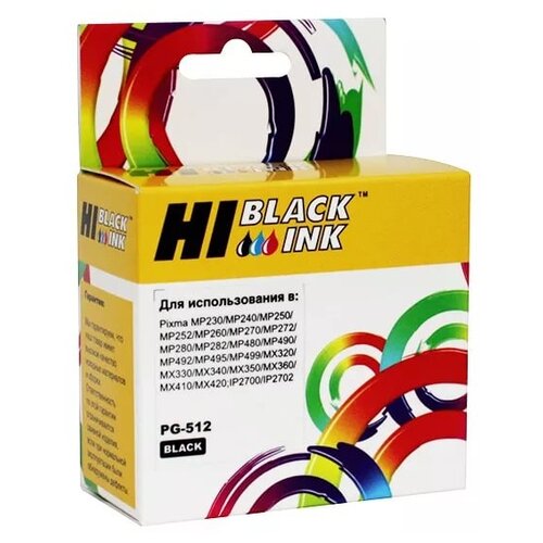 Картридж Hi-Black PG-512, 401 стр,