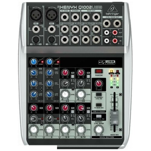 Микшерные пульты Микшер компактный Behringer Xenyx Q1002USB