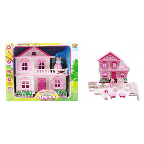 Игровой набор ABtoys Счастливые друзья - Загородная вилла PT-00832