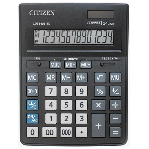 Калькулятор бухгалтерский CITIZEN CDB1401,