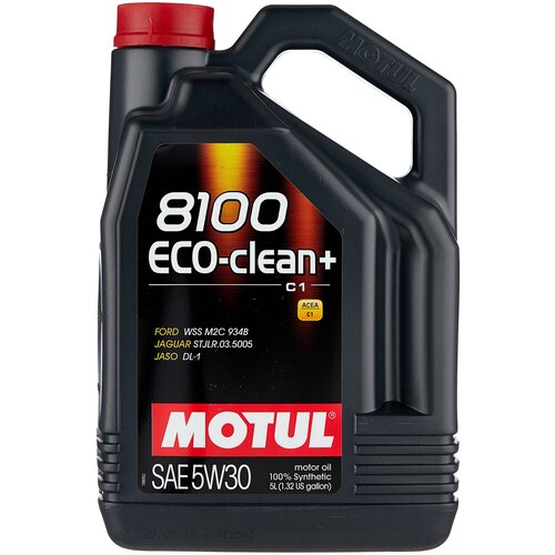 Моторные масла  Яндекс Маркет Синтетическое моторное масло Motul 8100 Eco-clean+ 5W30, 5 л, 1