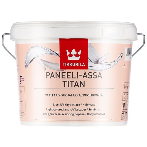  Лак Tikkurila Paneeli Assa Titan бесцветный 10 л