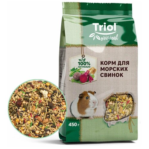 Корм для морских свинок Triol Original, 450г, 1шт