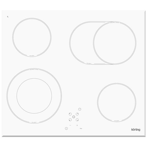Электрическая варочная панель Korting HK 62051 BW