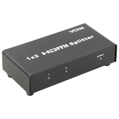 Разветвитель VCOM HDMI Spliitter 1=)2 3D Full-HD 1.4v, каска