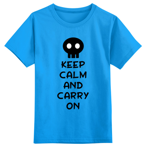 Keep Calm And Carry On 113959 3XS голубой