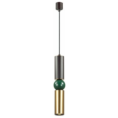 Спот Odeon Light Sakra 4072/5L, кол-во ламп: 1 шт., цвет арматуры: черный, цвет плафона: золотой