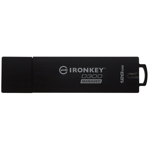 Накопитель USB 3.0 4GB Kingston IronKey D300 Managed черный