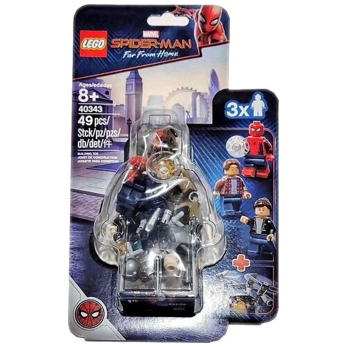 Lego 40343 Super Heroes Фигурки Человек-Паук и ограбление му