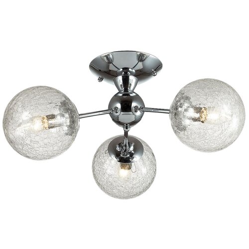 Люстра Lumion Palla 3060/3C, E14, 120 Вт, кол-во ламп: 3 шт., цвет арматуры: хром, цвет плафона: бесцветный