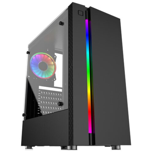 EXEGATE EX283744RUS Корпус Miditower EVO-9201-RGB-500W-12 AT