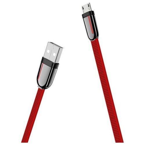 Кабель Hoco U74 Grand, USB - Micro-USB, 2.4A, 1.2 м, плоский