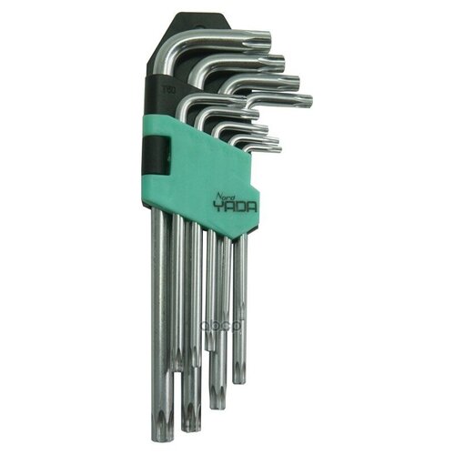 Набор Ключей Torx 9 Шт (Т10, Т15, Т20, Т25, Т27, Т30, Т40, Т45, Т50) (Yada)