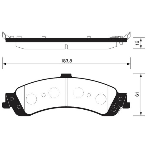 Дисковые тормозные колодки задние SANGSIN BRAKE SP1370 (4