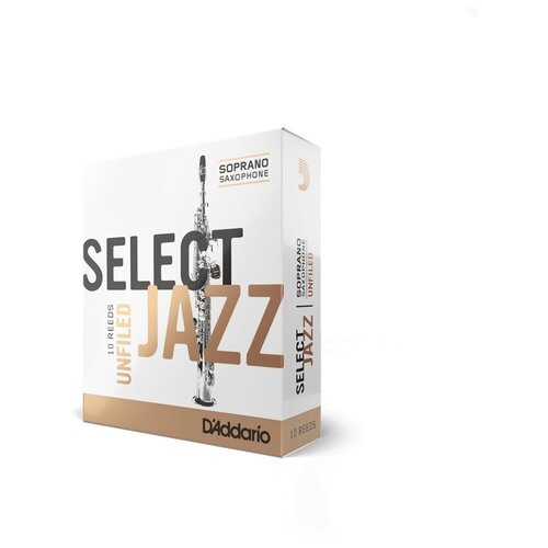 Трости для сопрано-саксофона D'Addario Select Jazz Unfiled R