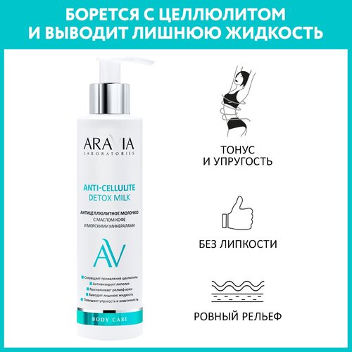   Яндекс Маркет ARAVIA молочко Laboratories Anti-Cellulite Detox Milk 200 мл 240 г бутылка с