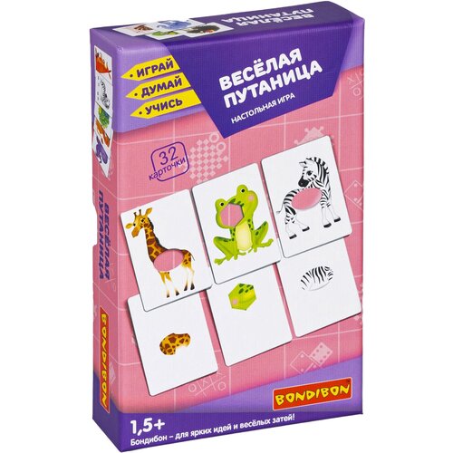 Настольная игра BONDIBON Играй, думай, учись. Весёлая