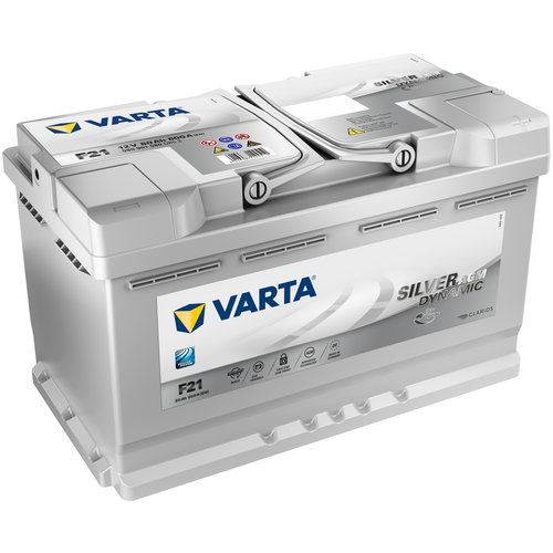 Автомобильный аккумулятор VARTA Silver Dynamic AGM F21, 580 901 080, 315x175x190, полярность