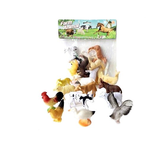 Игровой набор домашних животных Farm animal, 8-12 см, 12 шт 