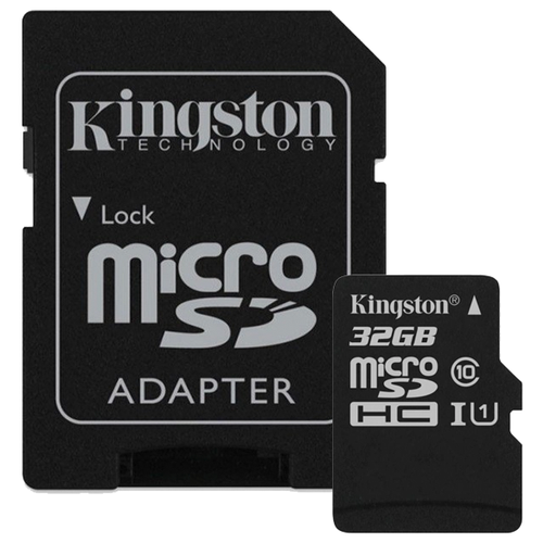 Карта памяти Kingston microSDXC 64 ГБ Class 10, UHS-I U1, R/