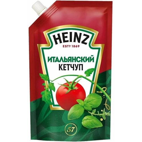 Кетчуп Heinz Итальянский, дой-пак, 320 г