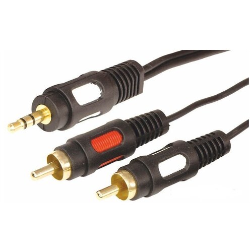 Шнур 3.5 Stereo Plug - 2RCA Plug 3М (GOLD) REXANT