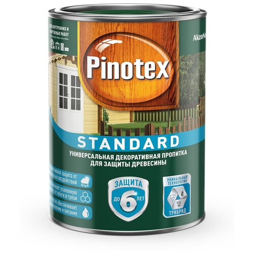 Водозащитная пропитка Pinotex Standard сосна 0.9 л