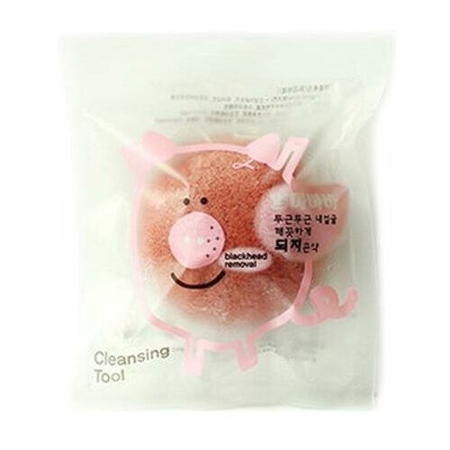 Аксессуары  Яндекс Маркет Dr Lola спонж Face Cleansing Pig Hemisphere Konjac volcanic pore