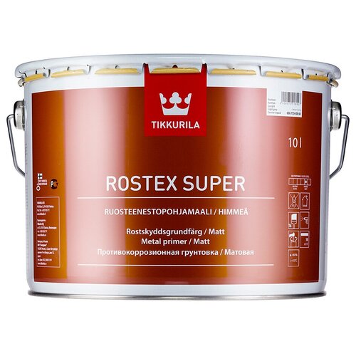 Грунтовка антикоррозийная Tikkurila Rostex Super противокорр