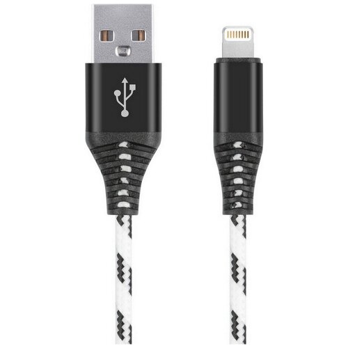 Дата-кабель Smartbuy USB - 8-pin для Apple, нейлон, защ. от 