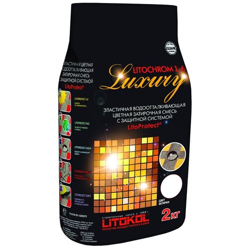Затирка Litokol Litochrom 1-6 Luxury 2 кг C.670 цикламен