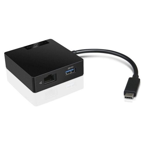 Адаптер Lenovo USB-C Travel Hub (4X90M60789), черный