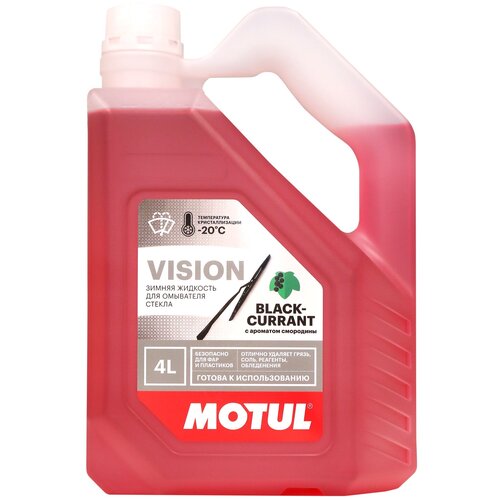 Жидкость для стеклоомывателя Motul Vision Чёрная смородина -20C (5л)