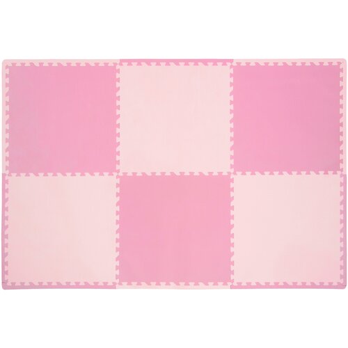 Коврик-пазл Funkids Симпл-24, толщина 15 мм (KB-203-6-NT), 02 розовый