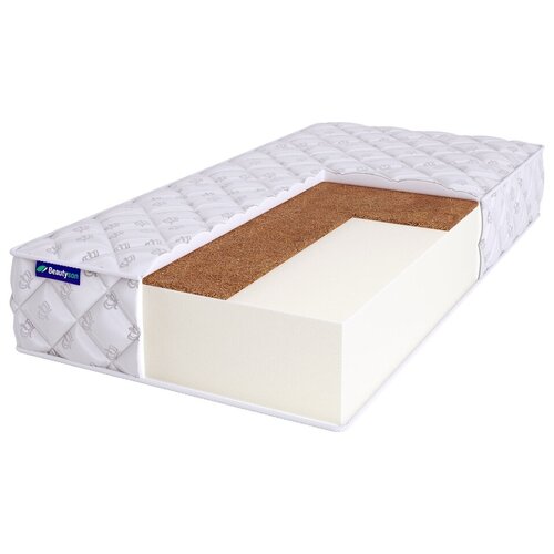 Детский ортопедический матрас Beautyson Foam 18 Cocos без клея, 80х180, 19 см,
