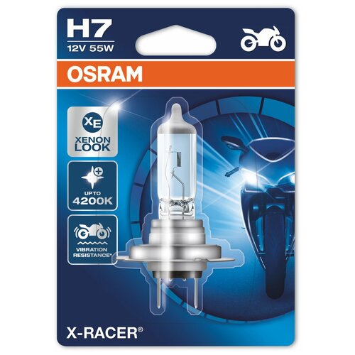 Лампа автомобильная галогенная OSRAM X-racer 64210XR H7 55W 