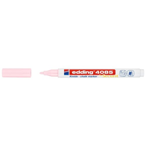 Маркер меловой Edding 4085 (1-2мм, неоновый розовый) 1шт.