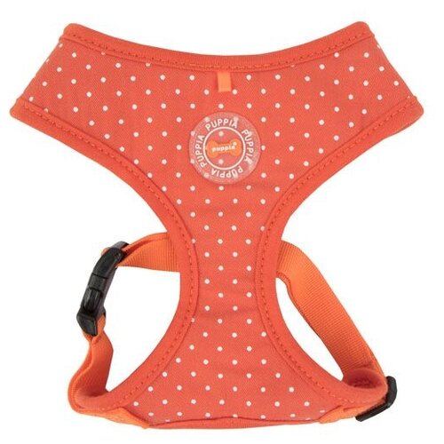 Шлейка Puppia Dotty harness II A, обхват шеи 26  см, orange,