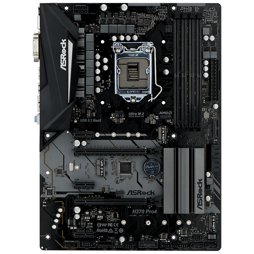 Материнская плата ASRock H370 Pro4