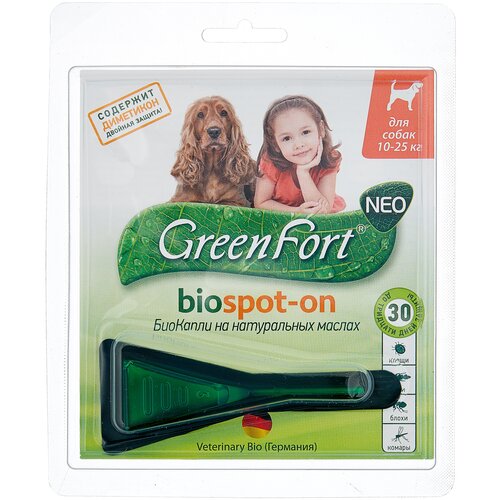   Яндекс Маркет GreenFort  Neo Biospot-on биокапли для собак 10-25 кг 1 шт. в уп., 1
