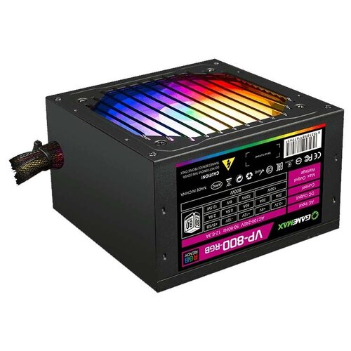 Блок питания GameMax ATX 800W VP-800-RGB-MODULAR