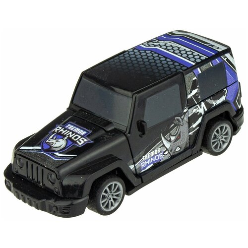 Машинка 1 TOY CrashFest Rhino (Т17090-6), 10 см, черный