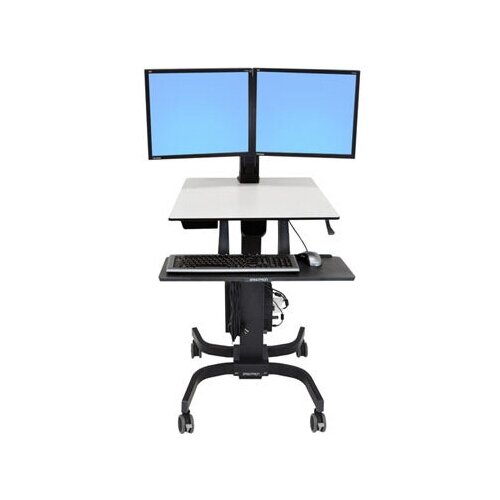 Ergotron WorkFit-C, Dual 24-214-085 мобильное рабочее место 