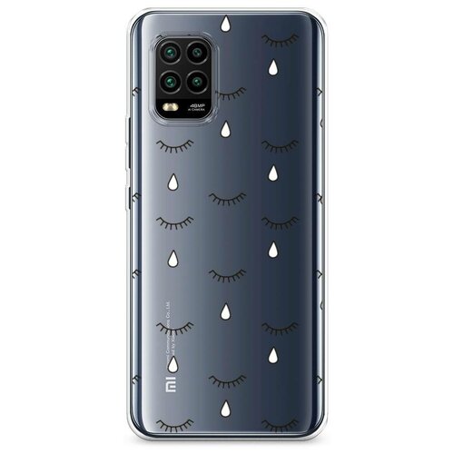 Силиконовый чехол Глаз фон на Xiaomi Mi 10 Lite / Сяоми Ми