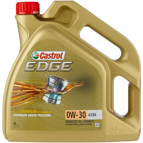 Полусинтетическое моторное масло Castrol Edge 0W-30 A3/B4, 4 л, 1